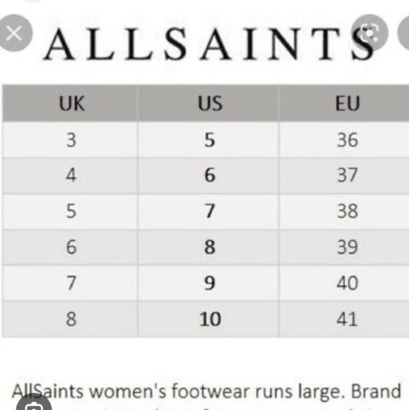 All Saints Salerno Suede Fringe Ankle Boots 37/6 - Picture 12 of 12